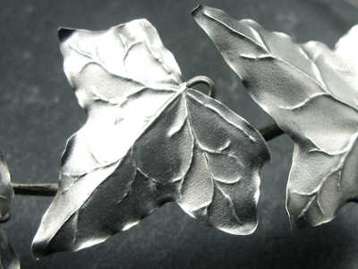 Sterling Silver Ivy leaf Wedding Tiara